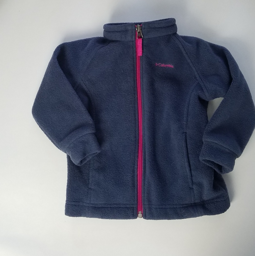 Columbia Blue toddler fleece zip-up sweater